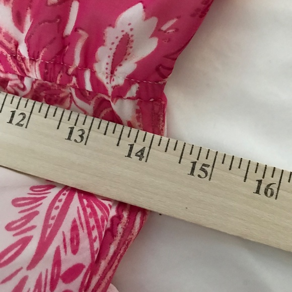 TAYLOR Floral Midi Dress Faux Wrap Pink White Women’s Plus Size 16W - Picture 14 of 16